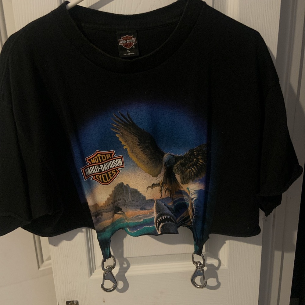 HARLEY DAVIDSON HARDWARE CROP TOP